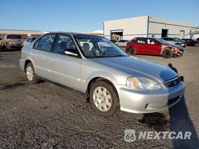 Czwarte zdjęcie samochodu z boku: 2000 HONDA CIVIC BASE VIN:2HGEJ6615YH551894 - miniatura