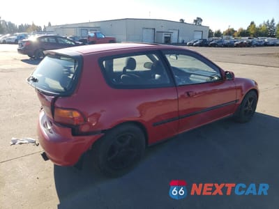 Trzecie zdjęcie samochodu z tyłu: 1994 HONDA CIVIC SI VIN:2HGEH3395RH500045 - miniatura