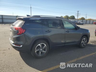 Trzecie zdjęcie samochodu z tyłu: 2020 GMC TERRAIN SLT VIN:3GKALVEV2LL140818 - miniatura