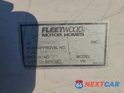 Zdjęcie 10 z 11 samochodu: 2002 FORD F550 SUPER DUTY STRIPPED CHASSIS VIN:1FCNF53SX20A04929 - miniatura