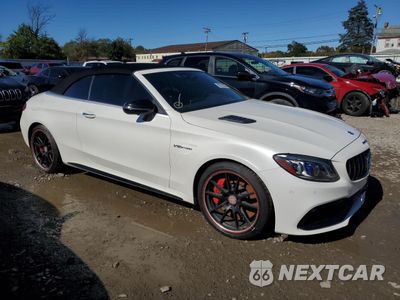 Czwarte zdjęcie samochodu z boku: 2019 MERCEDES-BENZ C 63 AMG-S VIN:WDDWK8HB5KF862855 - miniatura