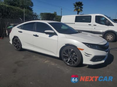 Czwarte zdjęcie samochodu z boku: 2019 HONDA CIVIC SPORT VIN:2HGFC2F85KH558324 - miniatura