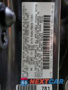 Zdjęcie 12 z 13 samochodu: 2015 TOYOTA TACOMA V6 VIN:3TMLU4EN1FM170175 - miniatura