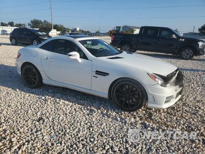 Czwarte zdjęcie samochodu z boku: 2015 MERCEDES-BENZ SLK 250 VIN:WDDPK4HA6FF109653 - miniatura