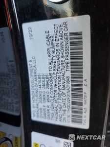 Zdjęcie 13 z 13 samochodu: 2022 HONDA ACCORD SPORT VIN:1HGCV2F31NA019848 - miniatura