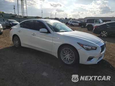 Czwarte zdjęcie samochodu z boku: 2018 INFINITI Q50 PURE VIN:JN1CV7AR4JM280152 - miniatura