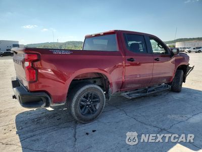 Trzecie zdjęcie samochodu z tyłu: 2021 CHEVROLET SILVERADO K1500 LT TRAIL BOSS VIN:3GCPYFED0MG349683 - miniatura