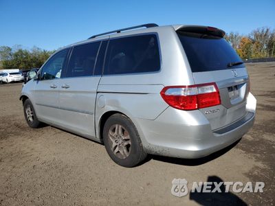 Drugie zdjęcie samochodu z przodu: 2007 HONDA ODYSSEY EXL VIN:5FNRL38617B040477 - miniatura