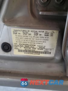 Zdjęcie 12 z 14 samochodu: 2006 NISSAN SENTRA 1.8 VIN:3N1CB51D26L604038 - miniatura