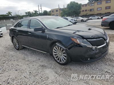 Czwarte zdjęcie samochodu z boku: 2014 LINCOLN MKS VIN:1LNHL9EK8EG600624 - miniatura