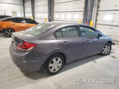 Trzecie zdjęcie samochodu z tyłu: 2014 HONDA CIVIC LX VIN:19XFB2F51EE020162 - miniatura