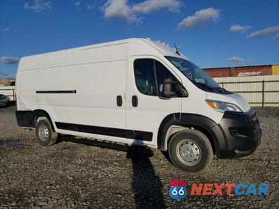 Czwarte zdjęcie samochodu z boku: 2023 RAM PROMASTER 3500 DELIVERY VAN VIN:3C6MRVJG5PE555129 - miniatura