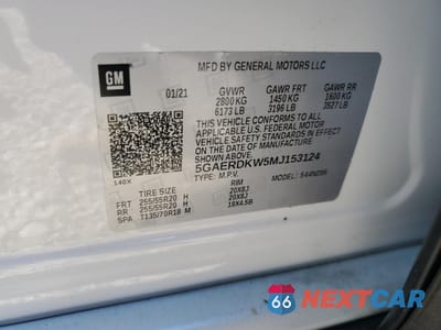 Zdjęcie 13 z 16 samochodu: 2021 BUICK ENCLAVE AVENIR VIN:5GAERDKW5MJ153124 - miniatura