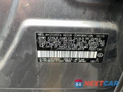 Zdjęcie 10 z 11 samochodu: 2017 LEXUS IS 300 VIN:JTHCM1D2XH5014973 - miniatura