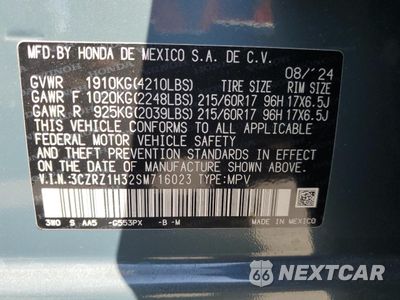 Zdjęcie 14 z 15 samochodu: 2025 HONDA HR-V LX VIN:3CZRZ1H32SM716023 - miniatura