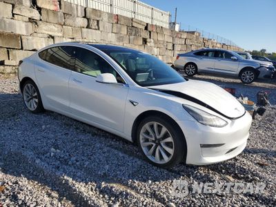 Czwarte zdjęcie samochodu z boku: 2019 TESLA MODEL 3 VIN:5YJ3E1EA7KF429436 - miniatura