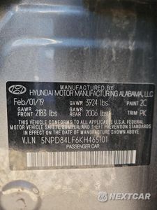 Zdjęcie 13 z 15 samochodu: 2019 HYUNDAI ELANTRA SEL VIN:5NPD84LF6KH465101 - miniatura