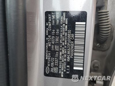 Zdjęcie 12 z 15 samochodu: 2023 HYUNDAI ELANTRA BLUE VIN:KMHLM4AJ0PU038830 - miniatura
