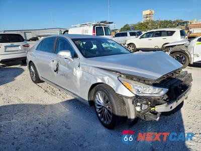 Czwarte zdjęcie samochodu z boku: 2019 GENESIS G90 ULTIMATE VIN:KMTF54JH1KU054122 - miniatura