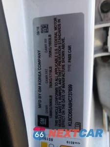 Zdjęcie 23 z 24 samochodu: 2017 CHEVROLET SPARK 1LT VIN:KL8CD6SA8HC737699 - miniatura