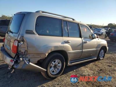 Trzecie zdjęcie samochodu z tyłu: 2000 LEXUS LX 470 VIN:JT6HT00W1Y0076604 - miniatura
