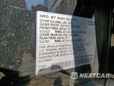 Zdjęcie 13 z 16 samochodu: 2023 AUDI Q7 PREMIUM PLUS VIN:WA1LXBF7XPD027664 - miniatura