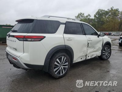Trzecie zdjęcie samochodu z tyłu: 2022 NISSAN PATHFINDER PLATINUM VIN:5N1DR3DK0NC258606 - miniatura