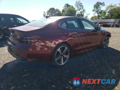 Trzecie zdjęcie samochodu z tyłu: 2025 GENESIS G70 SPORT ADVANCED VIN:KMTG54SE6SU151504 - miniatura