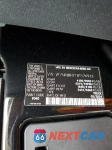 Zdjęcie 13 z 13 samochodu: 2024 MERCEDES-BENZ SPRINTER 2500 VIN:W1Y4NBHY1RT176913 - miniatura