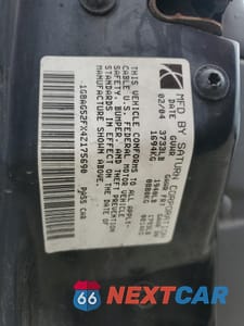 Zdjęcie 12 z 14 samochodu: 2004 SATURN ION LEVEL 1 VIN:1G8AG52FX4Z175690 - miniatura