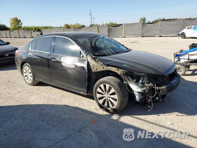 Czwarte zdjęcie samochodu z boku: 2013 HONDA ACCORD EXL VIN:1HGCR3F86DA016254 - miniatura