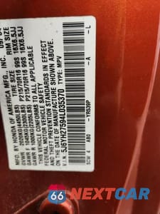 Zdjęcie 13 z 13 samochodu: 2004 HONDA ELEMENT VIN:5J6YH27594L035370 - miniatura