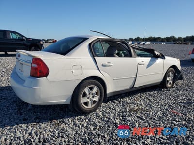 Trzecie zdjęcie samochodu z tyłu: 2005 CHEVROLET MALIBU LS VIN:1G1ZT52895F315164 - miniatura