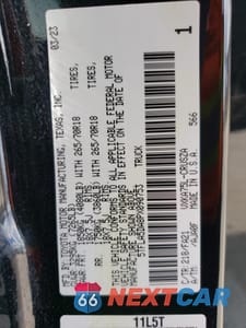 Zdjęcie 14 z 14 samochodu: 2023 TOYOTA TUNDRA DOUBLE CAB SR VIN:5TFLA5DA8PX090753 - miniatura