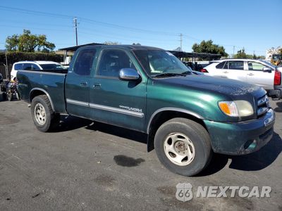 Czwarte zdjęcie samochodu z boku: 2003 TOYOTA TUNDRA ACCESS CAB SR5 VIN:5TBRN34133S350441 - miniatura