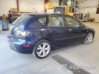 Trzecie zdjęcie samochodu z tyłu: 2008 MAZDA 3 HATCHBACK VIN:JM1BK344481153083 - miniatura