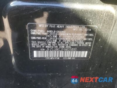 Zdjęcie 12 z 12 samochodu: 2015 SUBARU FORESTER 2.5I LIMITED VIN:JF2SJAKC2FH407493 - miniatura