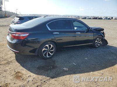 Trzecie zdjęcie samochodu z tyłu: 2016 HONDA ACCORD EX VIN:1HGCR2F70GA091523 - miniatura