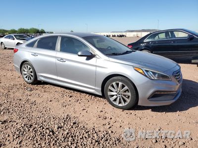 Czwarte zdjęcie samochodu z boku: 2015 HYUNDAI SONATA SPORT VIN:5NPE34AF0FH243410 - miniatura