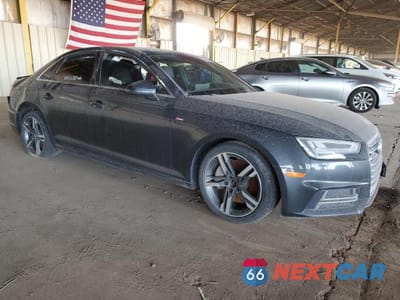 Czwarte zdjęcie samochodu z boku: 2018 AUDI A4 PREMIUM PLUS VIN:WAUENAF44JA200816 - miniatura