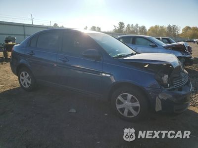 Czwarte zdjęcie samochodu z boku: 2007 HYUNDAI ACCENT GLS VIN:KMHCN46C97U087015 - miniatura