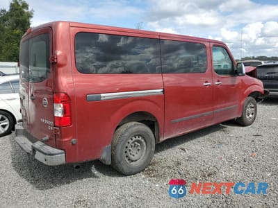 Trzecie zdjęcie samochodu z tyłu: 2019 NISSAN NV 3500 DELIVERY VAN VIN:5BZBF0AA7KN851281 - miniatura