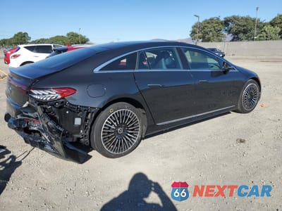 Trzecie zdjęcie samochodu z tyłu: 2022 MERCEDES-BENZ EQS SEDAN 450+ VIN:W1KCG2DB1NA004825 - miniatura