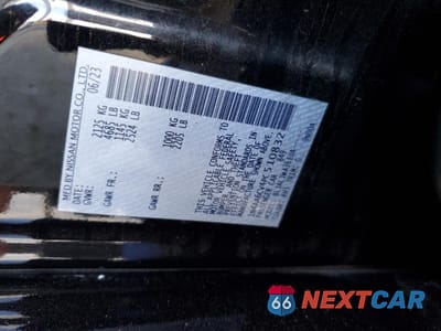 Zdjęcie 12 z 12 samochodu: 2023 NISSAN MAXIMA SV VIN:1N4AA6CV4PC510832 - miniatura