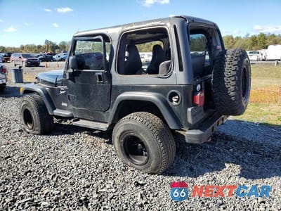 Drugie zdjęcie samochodu z przodu: 2001 JEEP WRANGLER / TJ SPORT VIN:1J4FA49S41P342444 - miniatura