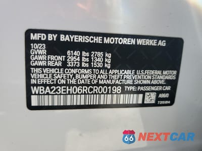 Zdjęcie 13 z 14 samochodu: 2024 BMW 740 I VIN:WBA23EH06RCR00198 - miniatura