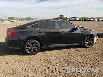 Trzecie zdjęcie samochodu z tyłu: 2018 HONDA CIVIC LX VIN:19XFC2F59JE039629 - miniatura