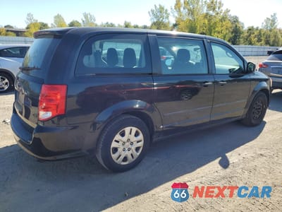 Trzecie zdjęcie samochodu z tyłu: 2013 DODGE GRAND CARAVAN SE VIN:2C4RDGBG7DR796448 - miniatura