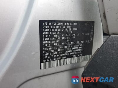 Zdjęcie 12 z 12 samochodu: 2017 VOLKSWAGEN TIGUAN S VIN:WVGAV7AX7HK054658 - miniatura