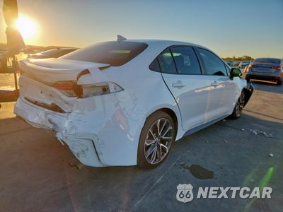 Trzecie zdjęcie samochodu z tyłu: 2020 TOYOTA COROLLA SE VIN:5YFP4RCE7LP047549 - miniatura